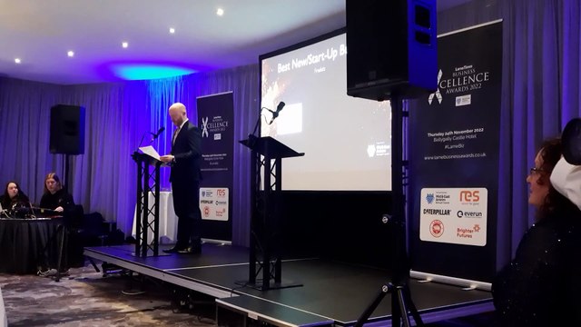 Best New/Start-Up Business category at Larne Business Excellence Awards
