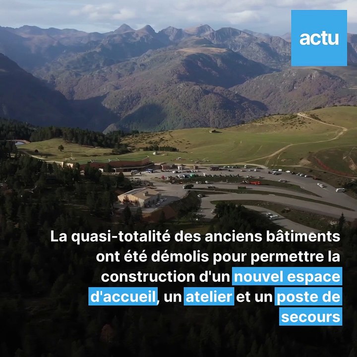 Des images prises par un drone montrent le plateau de Beille métamorphosé