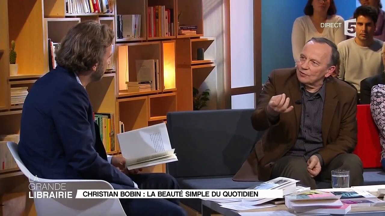 Interview de l'écrivain Christian Bobin dans "La Grande Librairie" de France 5
