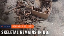 Skeletal remains found in DOJ compound could belong to ‘3 to 5 persons’
