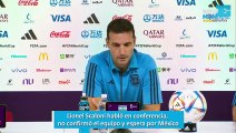 Lionel Scaloni habló en conferencia, no confirmó el equipo y espera por México