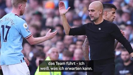 De Bruyne: Guardiola "macht mir das Leben leicht"