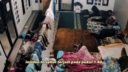 detik detik gempa susulan Cianjur terekam cctv