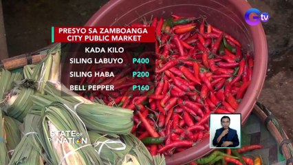 Presyo ng siling labuyo sa Zamboanga City, umabot na sa P400/KG | SONA