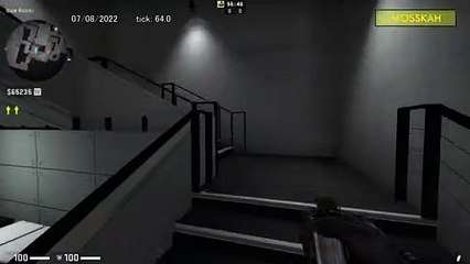 How to Smoke Connector on Agency, option 1 - CSGO