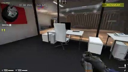 How to Smoke Side Room on Agency, option 2 - CSGO
