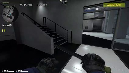 How to Smoke T Stairs on Agency, option 1 - CSGO