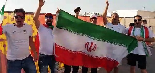 Iranian fans at  Fifa World Cup 2022