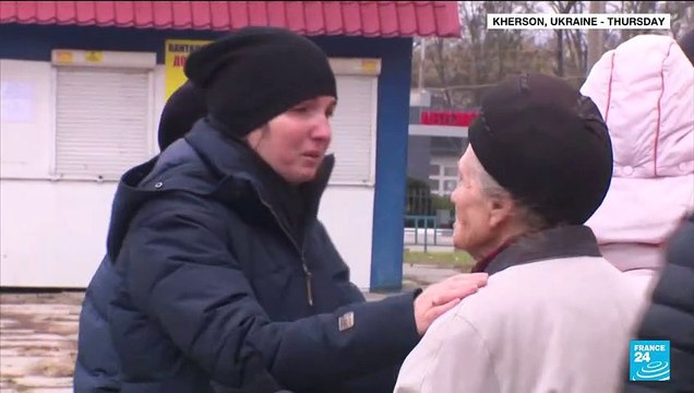 After liberation, Kherson residents forced to flee Russian shelling
