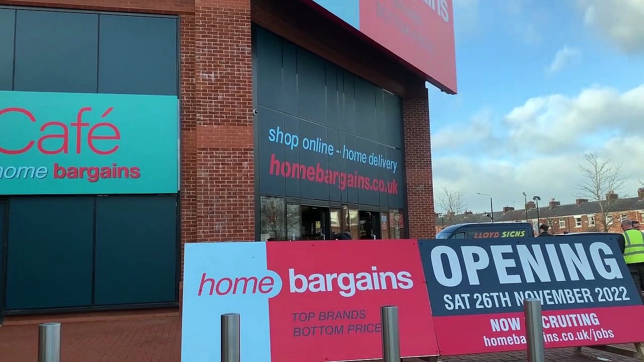 A first look around the new Home Bargains at the Capitol Centre, Preston