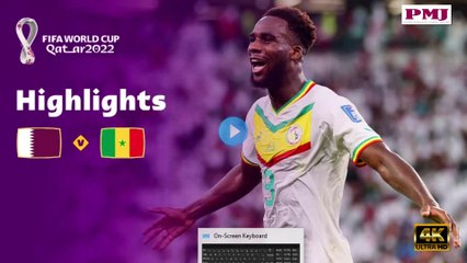Qatar v Senegal | Group A | FIFA World Cup Qatar 2022™ | Highlights,4k uhd video 2022