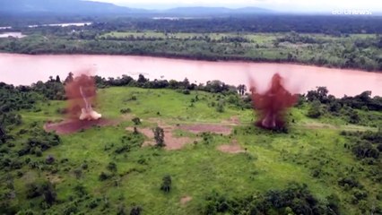 Pista de aterragem ilegal destruída no Peru