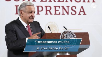 Tras declaraciones de Boric por feminicidios en México, AMLO dice que es libre de expresar sus idea