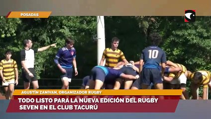 Todo listo para la nueva edición del rugby seven en el club tacurú