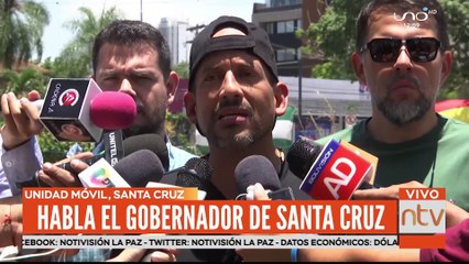 Camacho convoca a reunión a líderes cruceños para determinar nuevas acciones  por el censo