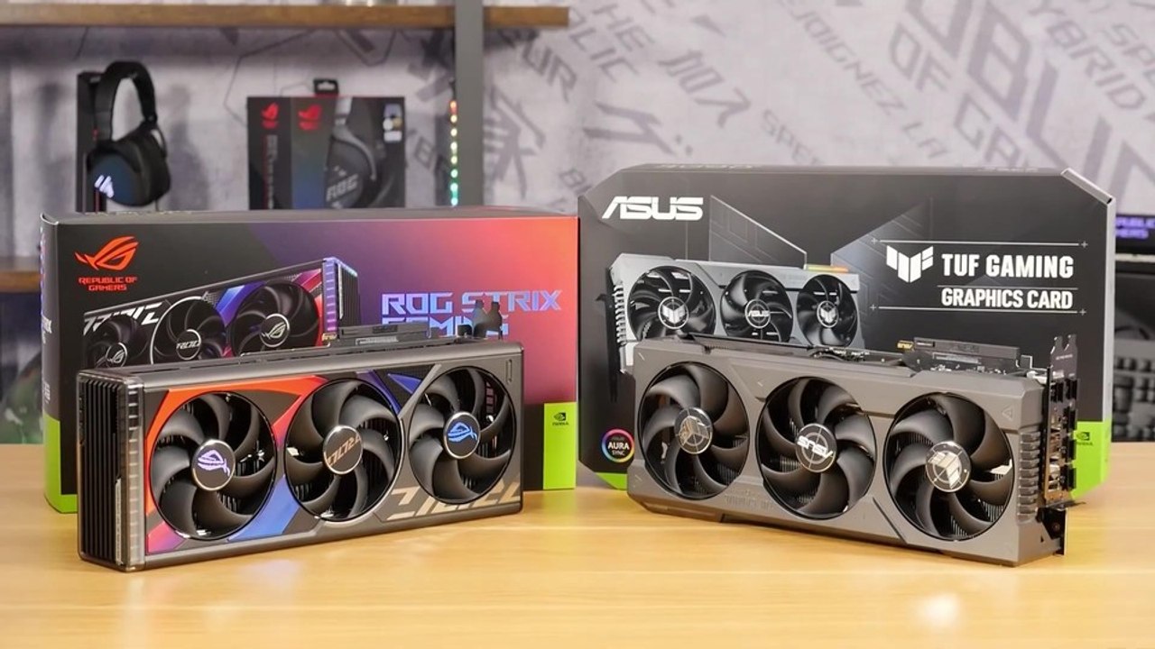 ASUS Unboxing zur TUF und ROG STRIX RTX 4090