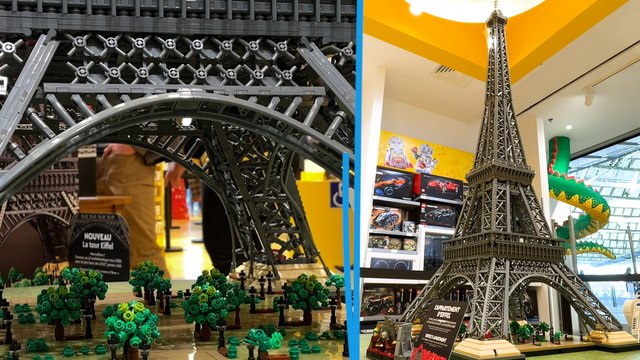 « Je viens d’acheter la Tour Eiffel ! » : les fans de LEGO s’offrent une Dame de fer géante
