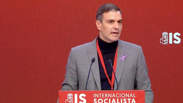 Pedro Sánchez, elegido por aclamación presidente de los socialdemócratas, socialistas y laboristas de todo el mundo: “¡Estamos más vivos que nunca!”