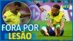 Neymar e Danilo estão fora da primeira fase da Copa