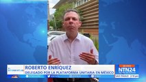 Roberto Enríquez  Delegado por la Plataforma Unitaria en México