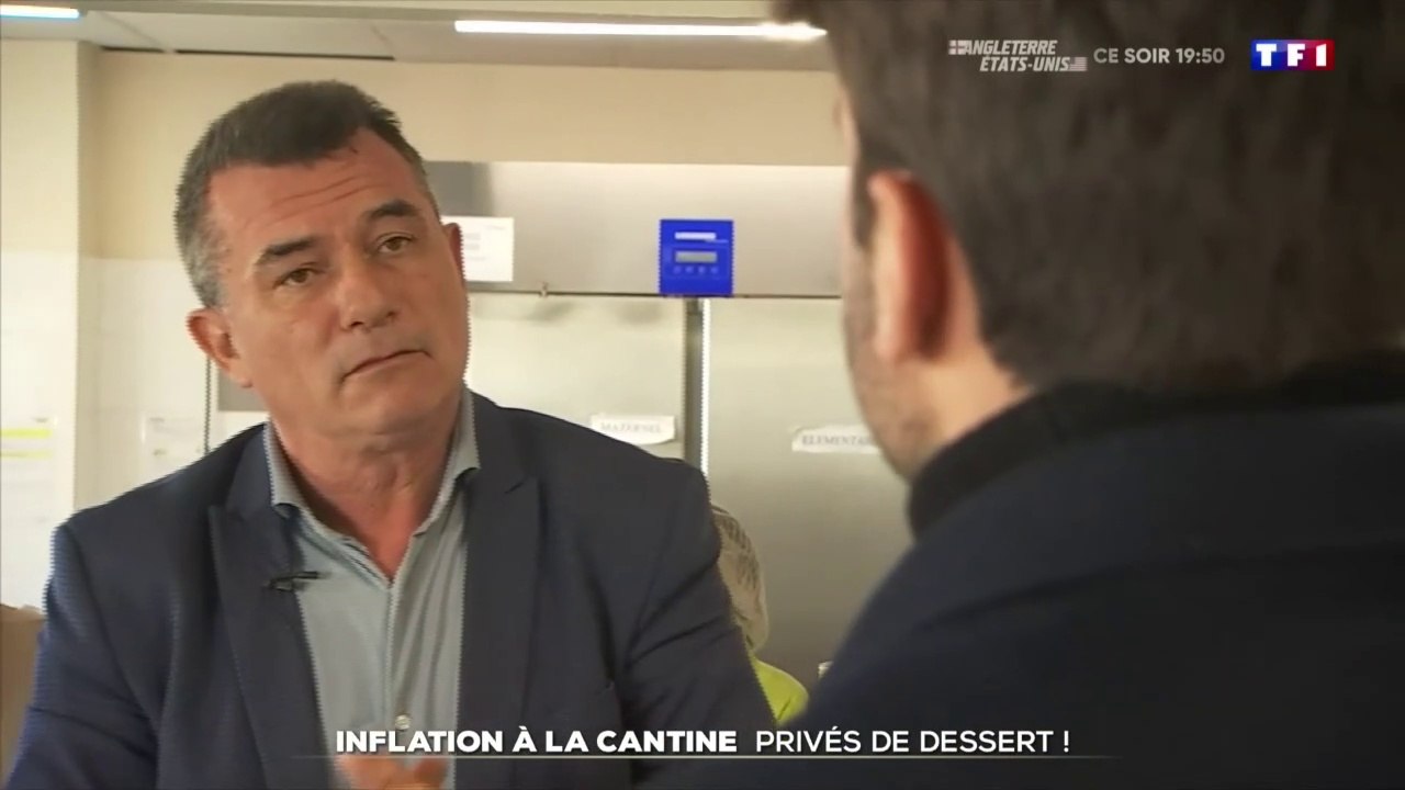 La cantine scolaire d'Agde à la Une du journal de TF1 ce 25 Novembre à 20 h
