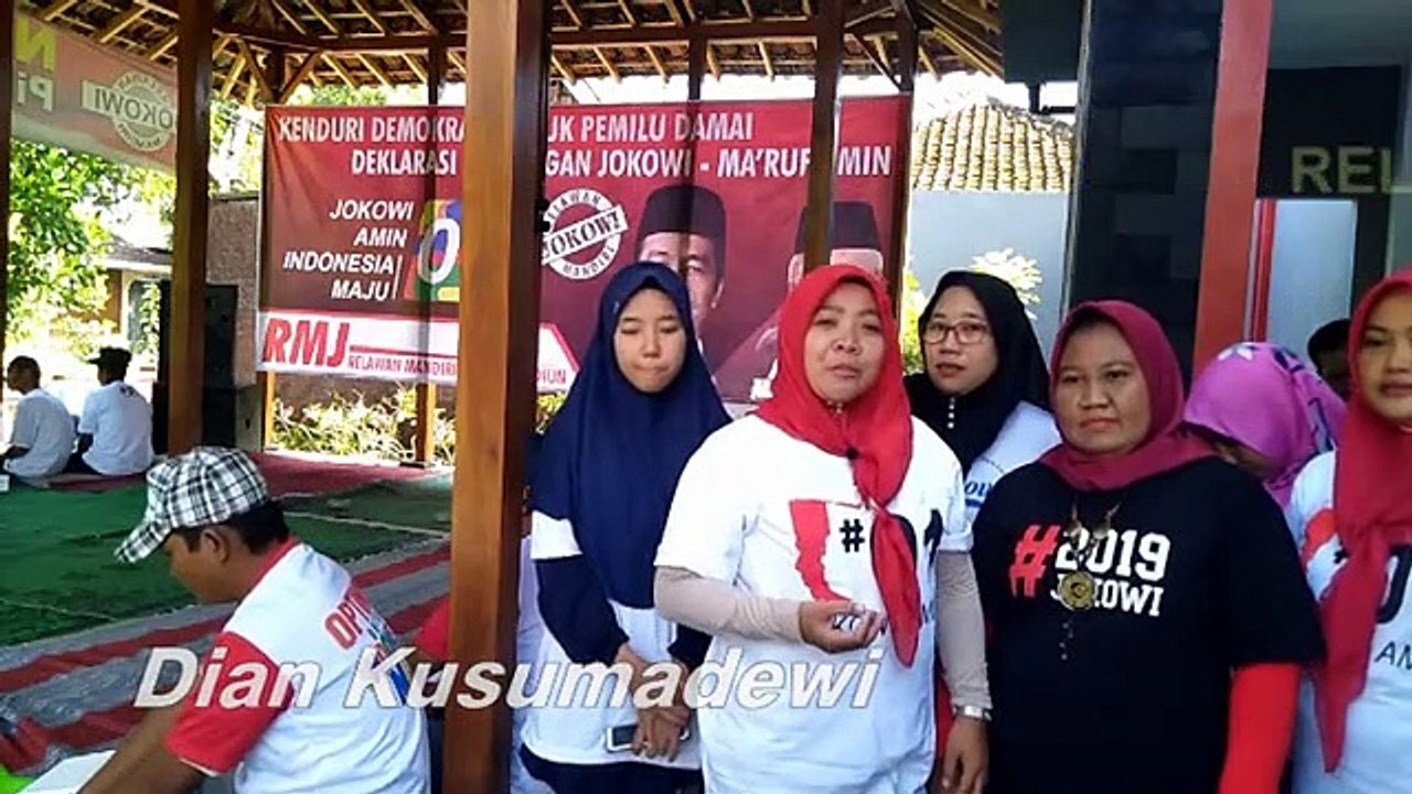 Dian Kusumadewi: Pilih Pak Jokowi Sebab Kerja Nyata