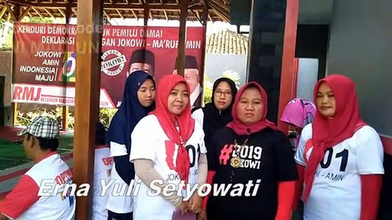 Erna Yuli Setyowati: Pilih Pak Jokowi Niku Enak, Eco ....