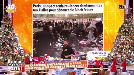 Un happening spectaculaire organisé à Paris pour protester contre le BlackFriday !