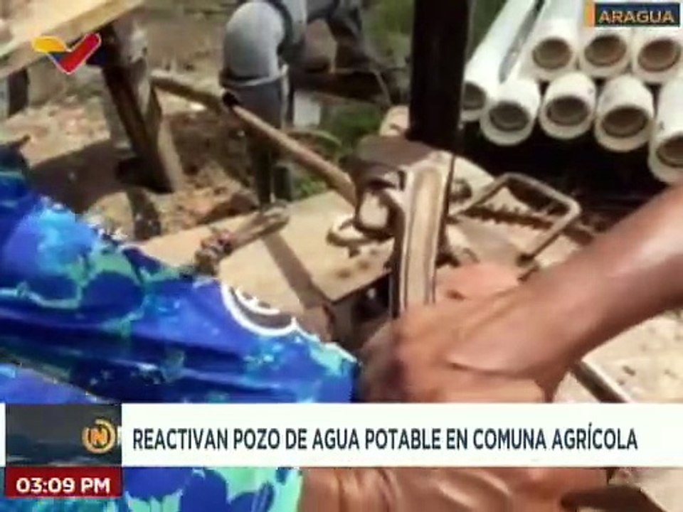Aragua | Gobierno Nacional reactiva pozo de agu...