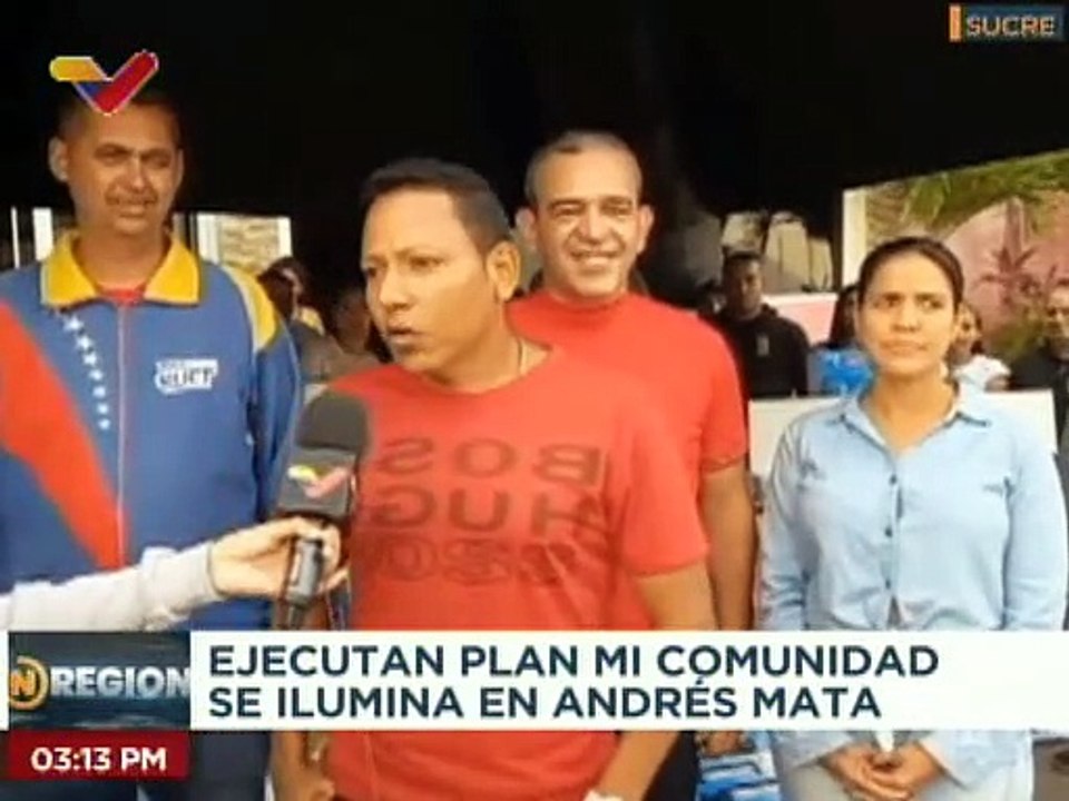 Sucre | Realizan instalación de lámparas led en San José de Areocuar mcpio. Andrés Mata