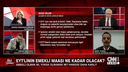 Sosyal Güvenlik Uzmanı Emin Yılmaz CNN Türk'te: Kimler 2023'te emekli olacak?