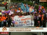 Realizan marcha con motivo del Día de la Erradicación de la Violencia contra la Mujer en Miranda