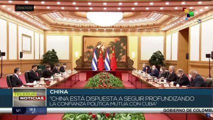 Líderes de Cuba y China acuerdan fortalecer los nexos de amistad, cooperación y solidaridad