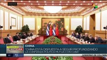 Líderes de Cuba y China acuerdan fortalecer los nexos de amistad, cooperación y solidaridad