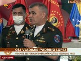 Desde el Min. Defensa realizan la condecoración y entrega de donaciones a la banda marcial militar