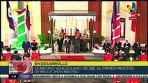Venezuela: Pdte. Nicolás Maduro recibe al primer ministro de Belice John Briceño