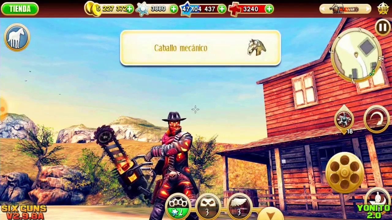 SIX GUNS NUEVA APK MOD V2.9.6A PARA ANDROID OFFLINE 2021
