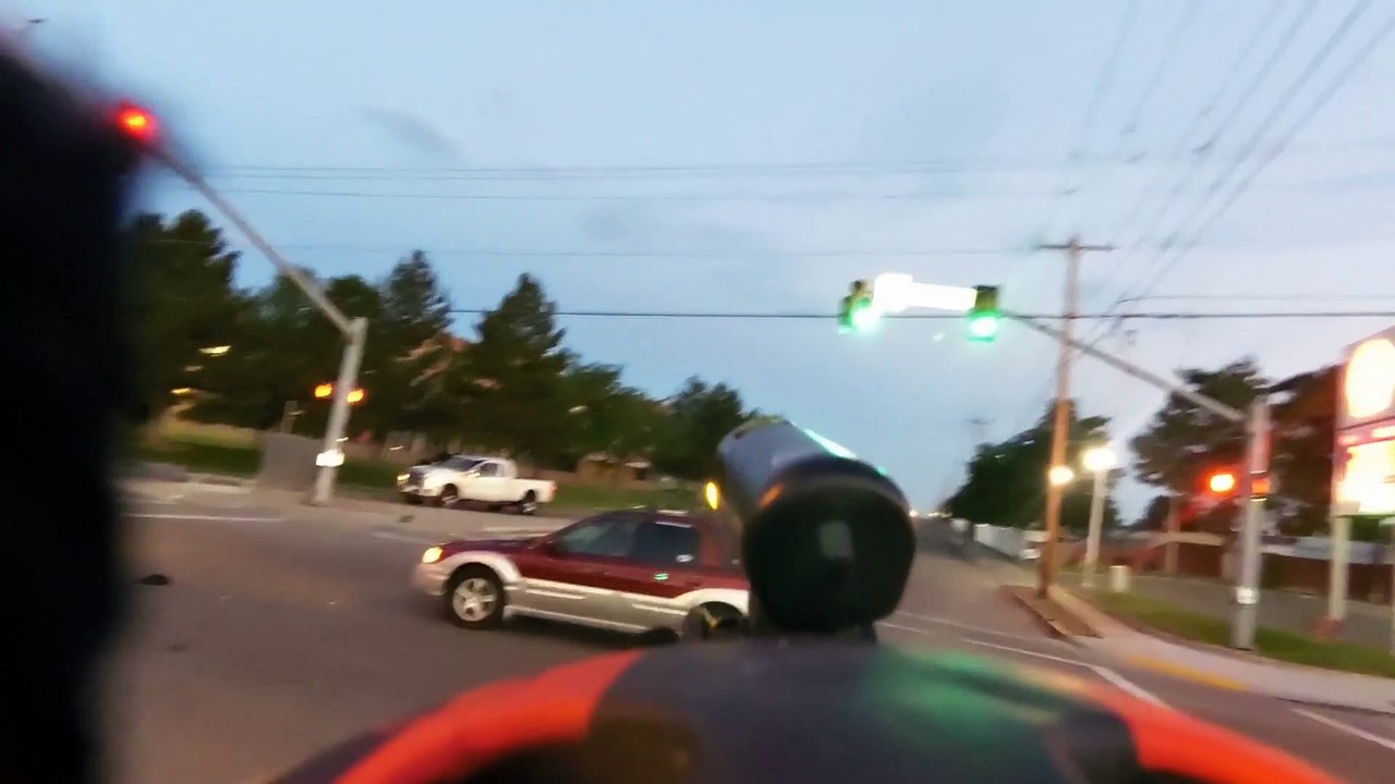 Red Light Runner Hits Motorcyclist