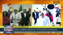 Delegación del Gobierno de Venezuela arriba a México para reiniciar diálogo con las oposiciones