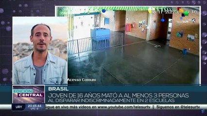 Brasil: Ataque a dos escuelas deja saldo de tres muertos y nueve heridos