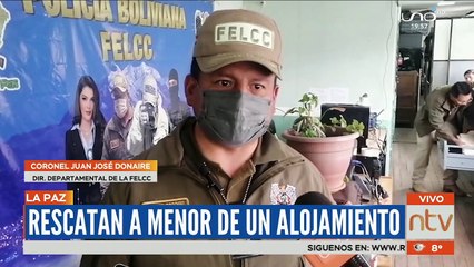 Rescatan a menor de alojamiento