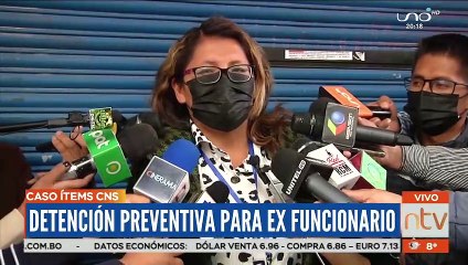 Detención preventiva para exfuncionario