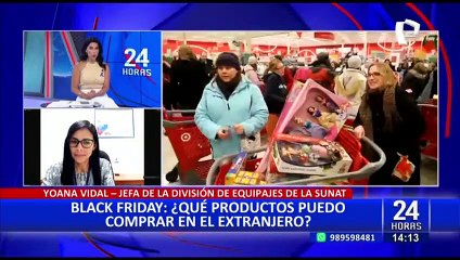 Jefa de Sunat sobre Black Friday: “Tienen que contar con un permiso para comprar en el exterior”