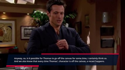 Is Thomas Leaving Redemption Or Departure The Bold and The Beautiful Spoilers