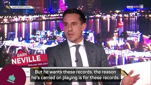 Ronaldo motivated to keep going by Messi rivalry - Gary Neville