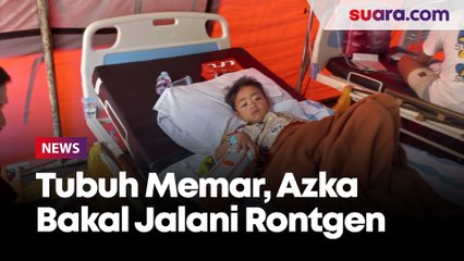 Tubuh Memar, Bocah 5 Tahun Azka yang Tertimpa Reruntuhan Selama 3 Hari Bakal Jalani Rontgen