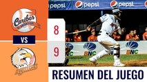 Resumen Caribes vs Águilas 25-Nov