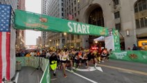 Runners across the country embrace Thanksgiving weather for 'turkey trot' races