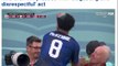 Weston McKennie sends social media into a spin by hilariously drying his hands on a photographer's VEST... but some World Cup fans aren't impressed with 'disgusting and disrespectful' act