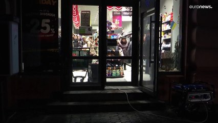 Cidade ucraniana de Lviv está às escuras